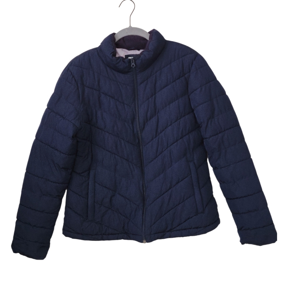 GAP Navy Quilted Women's Puffer Jacket